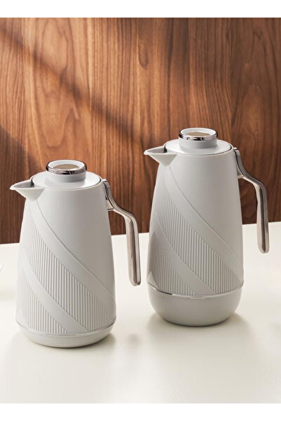 ALQANNAS Set of 2 High-Quality Tea & Coffee Thermoses, 1 L & 0.7 L Capacity