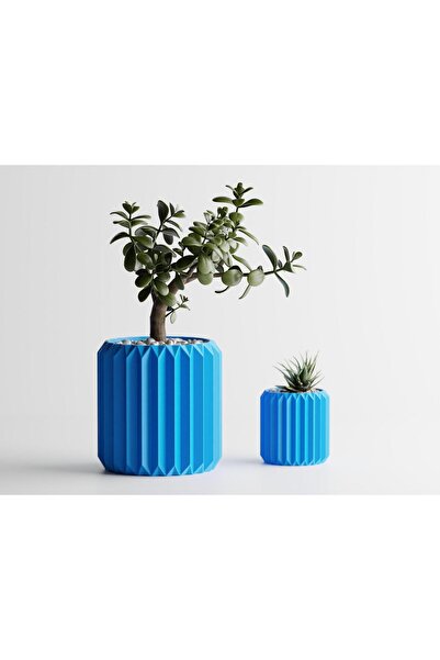 Sani Διακοσμητική γλάστρα Sani, Florida 100 x 100 x 103 mm, Κυανό