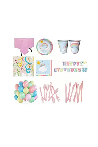 PARTİ SEPETİ Набір для вечірки з тематикою веселки