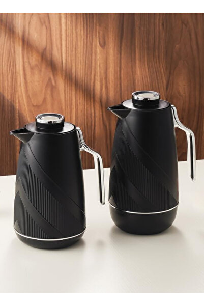 ALQANNAS Set of 2 High-Quality Tea & Coffee Thermoses, 1 L & 0.7 L Capacity