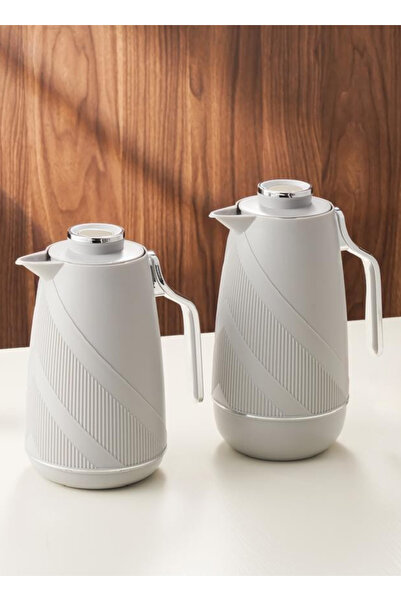 ALQANNAS Set of 2 High-Quality Tea & Coffee Thermoses, 1 L & 0.7 L Capacity