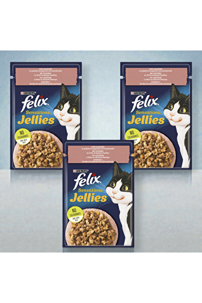 FELIX Karidesli Yaş Kedi Maması 85 g x 3 Adet