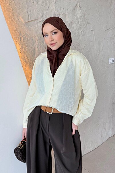 Hazamoda Bahrain Striped Shirt Yellow