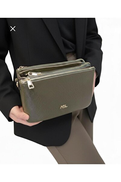 KIRASE Women's Multi-Compartment Stylish Quality Leather Crossbody Bag Suitab...