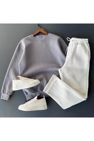 Beylerce Three-Thread Sweatshirt-Sweatpants Set 2-Piece Product