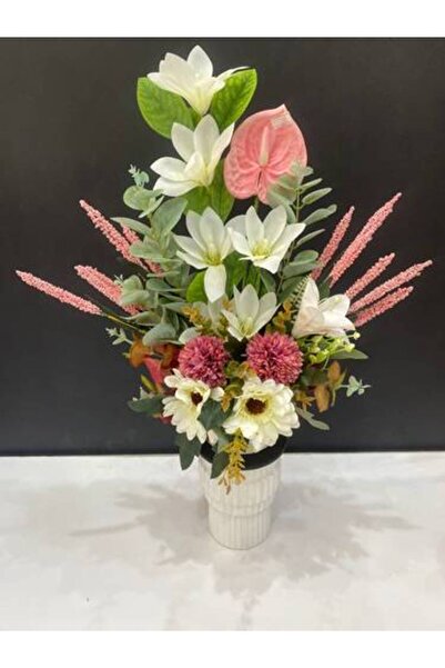 alreef geft Artificial Flower Vase - Permanent Elegance