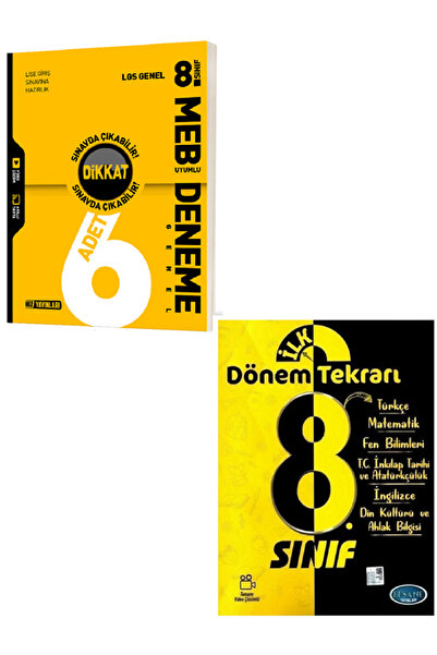 Efsane Yayınları 8.Sınıf Hız Yayınları LGS 6 Lı Genel Deneme + 8.Sınıf Efsane...