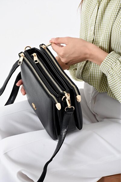 KIRASE Γυναικεία τσάντα χιαστί και ώμου πολλαπλών τμημάτων, κομψή, ποιοτική, ...