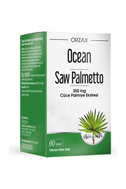 Orzax Ocean Saw Palmetto 350 mg 60 Kapsül
