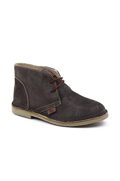 tino Lightweight children's boots, made of natural suede leather, with stitch...