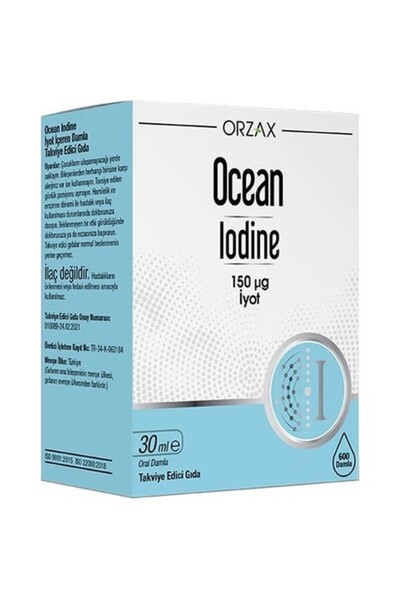 Orzax Ocean iodine 150 mcg drop 30 ml