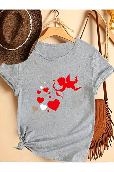 Deocept Couple Combination 1 Piece Valentine's Day Printed Comfortable Fit T-...