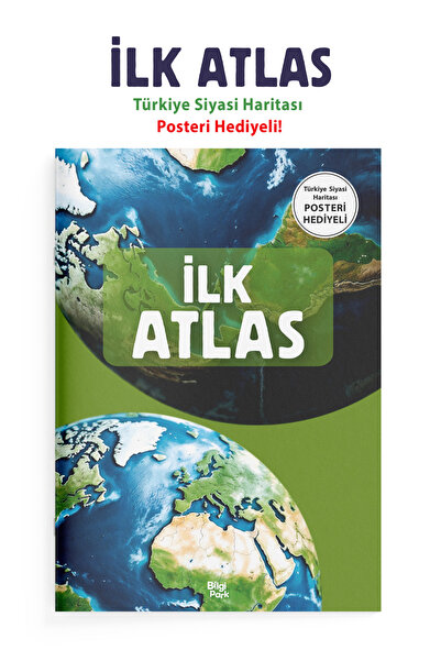 Parodi Yayınları İlk Atlas | Türkiye Siyasi Haritası Posteri Hediyeli