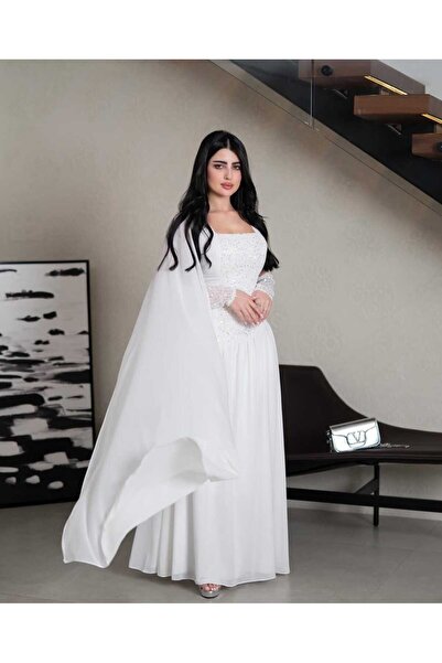 KIYAN FASHIN Elegant white lace dress