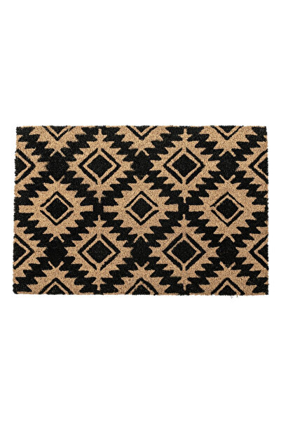 Bizzotto Coconut Fiber Rubber Entrance Mat Tribal 40x60 cm