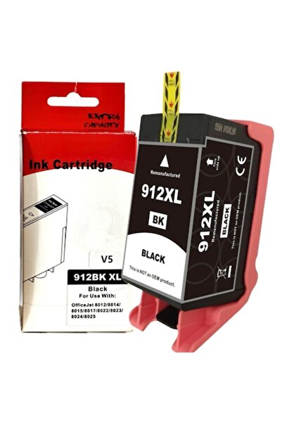 Ulm Cart Cartuș de cerneală compatibil 912XL, negru, 3YL84AE, 30 ml, pentru H...