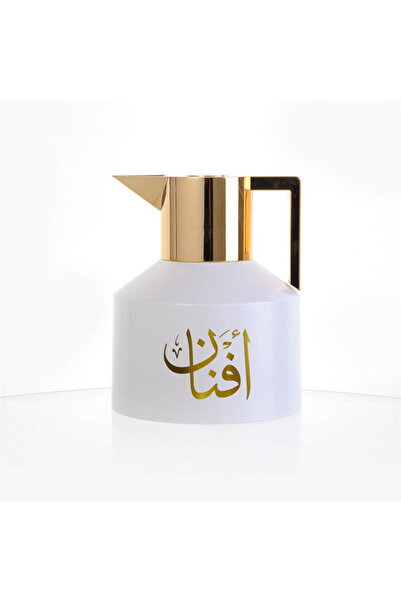 Generic لامودا لتر واحد أبيض بغطاء ذهبي