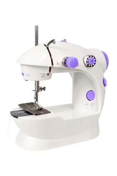 Generic Mini Sewing Machine White/Blue/Black