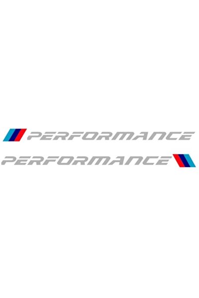 BMW Sticker Set for Thresholds or Doors, Mperformance, White, for