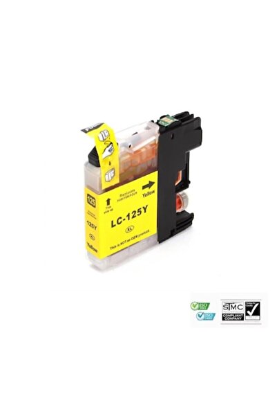 Ulm Cart Compatible Ink Cartridge for Brother LC-125XL LC125XL, Yellow