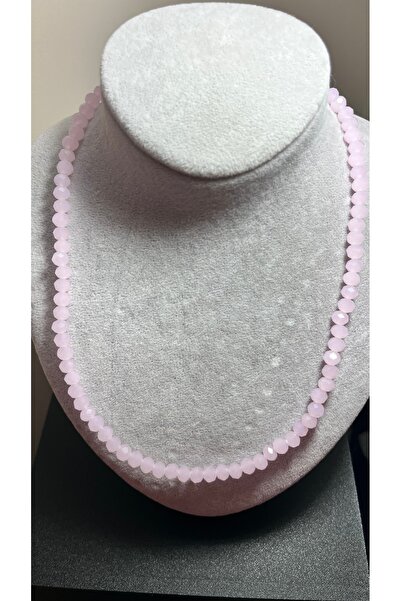 Atelier By Serkan Crystal Cut Pink Quartz Stone Pendant