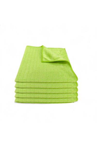 Silver Kareli Genel Temizlik ve Tezgah Bezi 320 GSM (5 Adet)