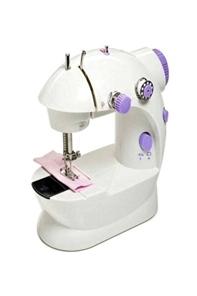Generic ماكينة خياطة صغيرة 4 في 1 أبيض/بنفسجي