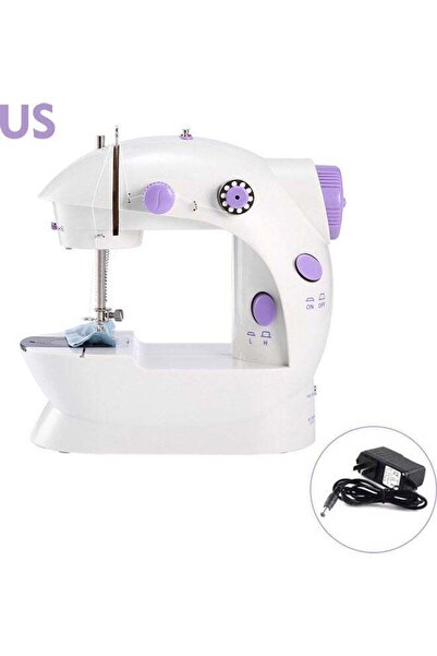 Generic Portable Sewing Machine NA-H5878 White/Purple
