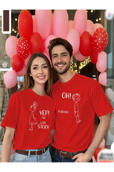 Deocept Unisex Couple Combination 1 Piece Men's Model Valentine's Day Printed...