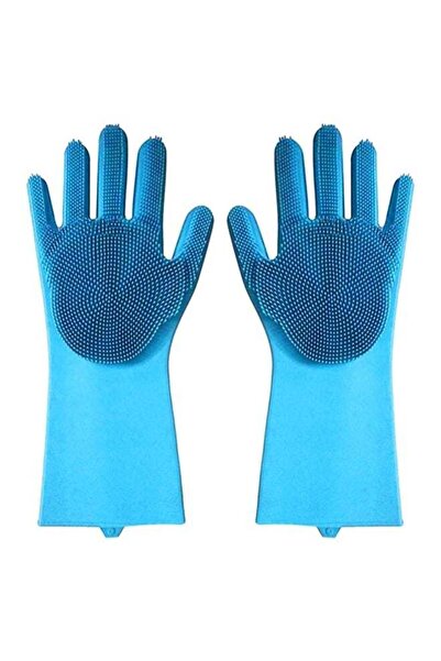 Generic قفازات تنظيف الأطباق المصنوعة من السيليكون الآمنة والمتينة