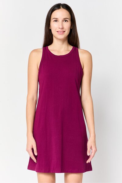 GAP Women Solid Mini Dress, Maroon