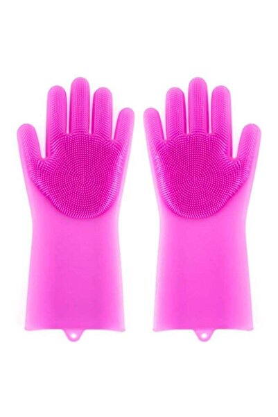 Generic زوج من القفازات السيليكونية القابلة لإعادة الاستخدام باللون الأزرق