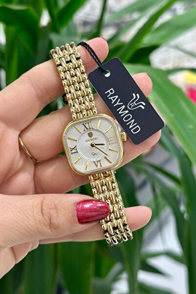 Raymond Orijinal Çelik Kasa Çelik Kordon Su Geçirmez 2 Yıl Garantili Kadın Ko...