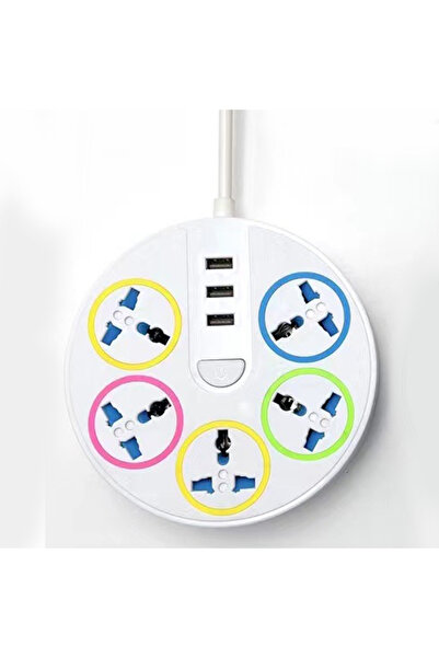 Sumkyle Protector Power Strip Multi Plug Outlet Extension Cord with Multiple ...