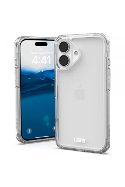 Urban Armor Gear Case for Apple iPhone 16, Urban Armor Gear, Plyo, Transparent