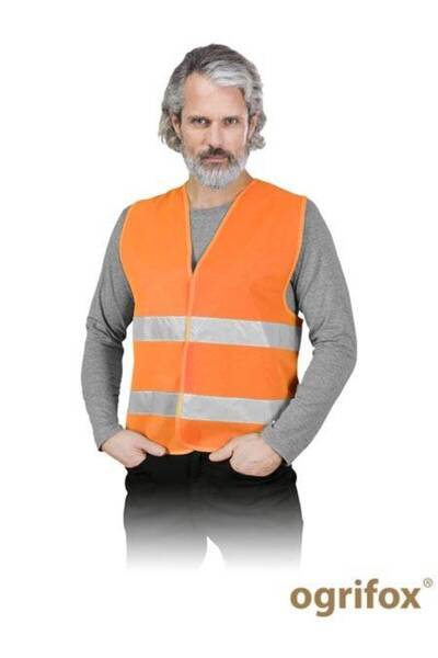 Raw-Pol Vestă reflectorizantă de siguranță OX-LUMI XL Portocalie