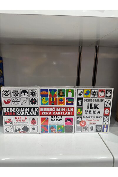 Diytoy My Baby's First Intelligence Cards 0-6 Months+ Early Education Intelli...