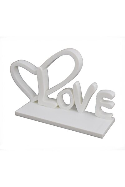 Sani Διακόσμηση Sani, Love 200 x 59 x 116 mm, Λευκό