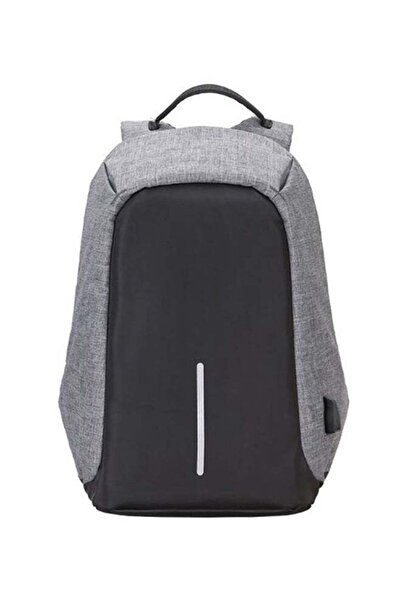 Generic حقيبة ظهر للسفر مضادة للسرقة ومقاومة للماء مع منفذ شحن USB