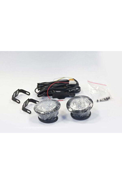 QVPLEX Round Daytime Running Lights Set with 4 LEDs WDT 102 - QWP