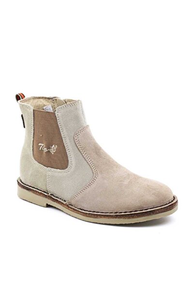 tino Lightweight children's boots, made of genuine suede leather 3214-BEJ/F