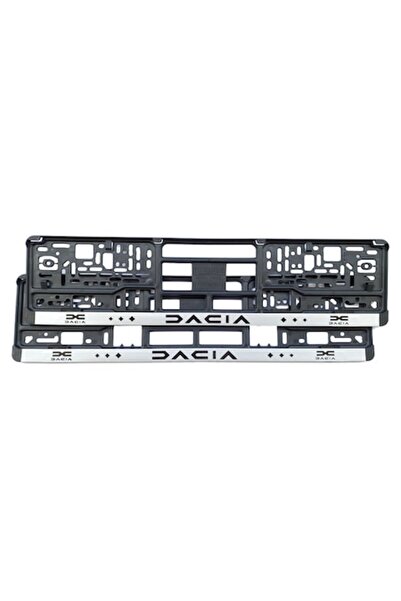Dacia Set of 2 License Plate Holders,