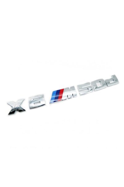 BMW X6M 50d Rear Trunk Emblem