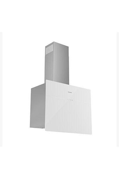 Silverline 3364 LINK FLAT Beyaz Cam Davlumbaz 60 Cm