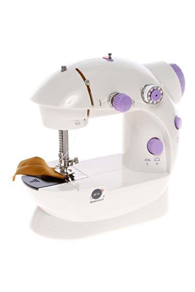 Generic Mini Household Sewing Machine White/Purple