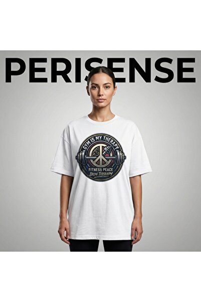 PERISENSE Μπλουζάκι Unisex Premium από χτενισμένο βαμβάκι με στάμπα  "Το γυμν...