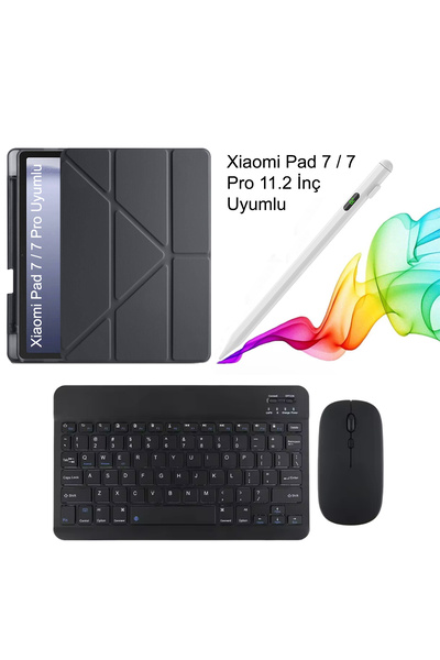 Yesnıce Xiaomi Pad 7 / 7 Pro 11.2 İnç Uyumlu Kalem Bölmeli Tablet Kılıfı Led ...