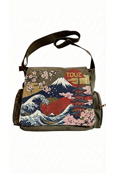 Touz Moda Japanese Culture Printed Unisex Messenger Bag