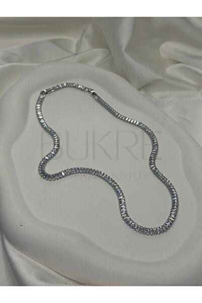 stainles steel Paslanmaz Çelik Silver Baget Taş Su Yolu Kolye Ek Parçalı