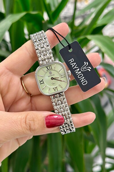 Raymond Orijinal Çelik Kasa Çelik Kordon Su Geçirmez 2 Yıl Garantili Kadın Ko...